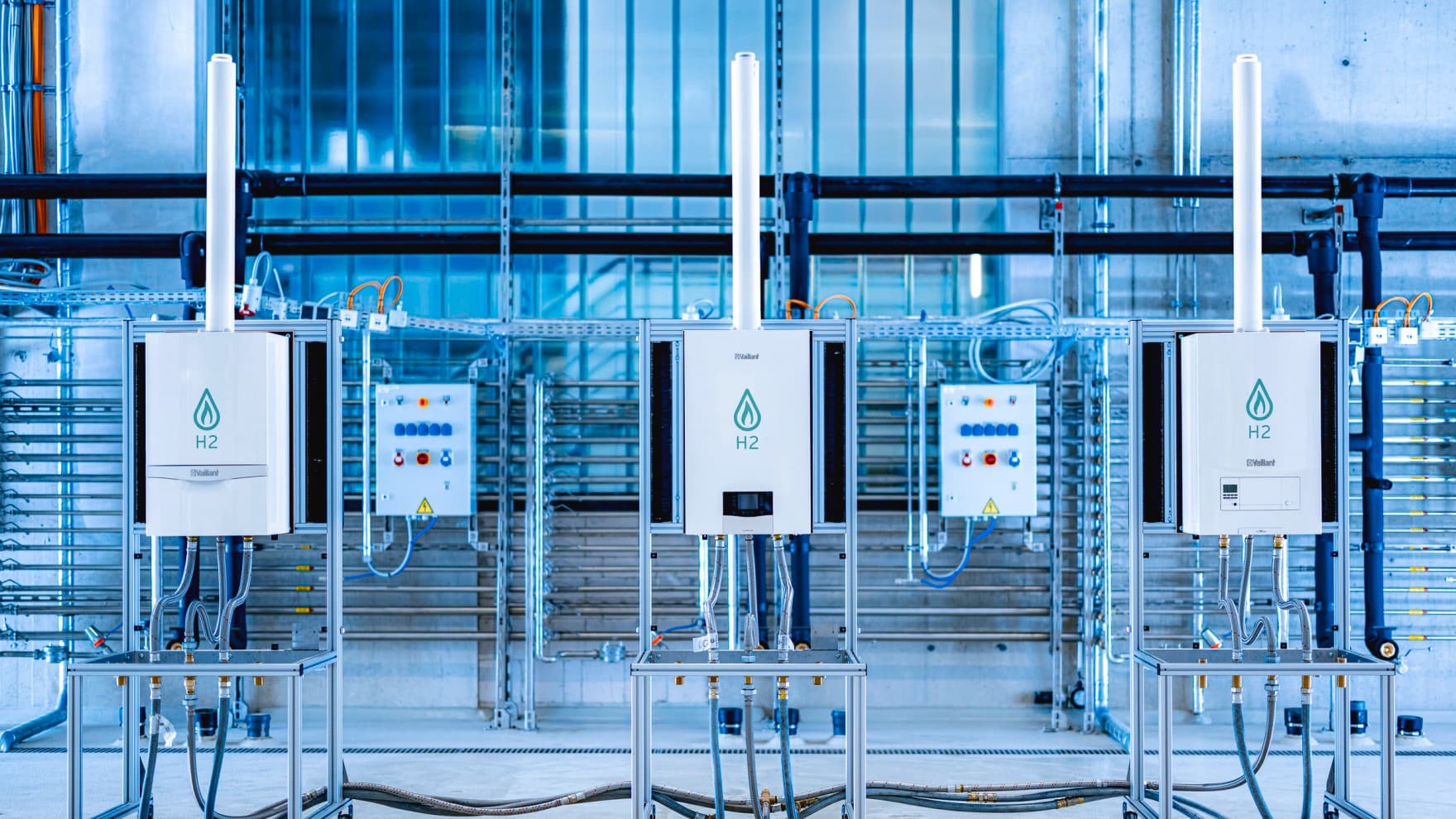 Caldera Vaillant en unidad de prueba