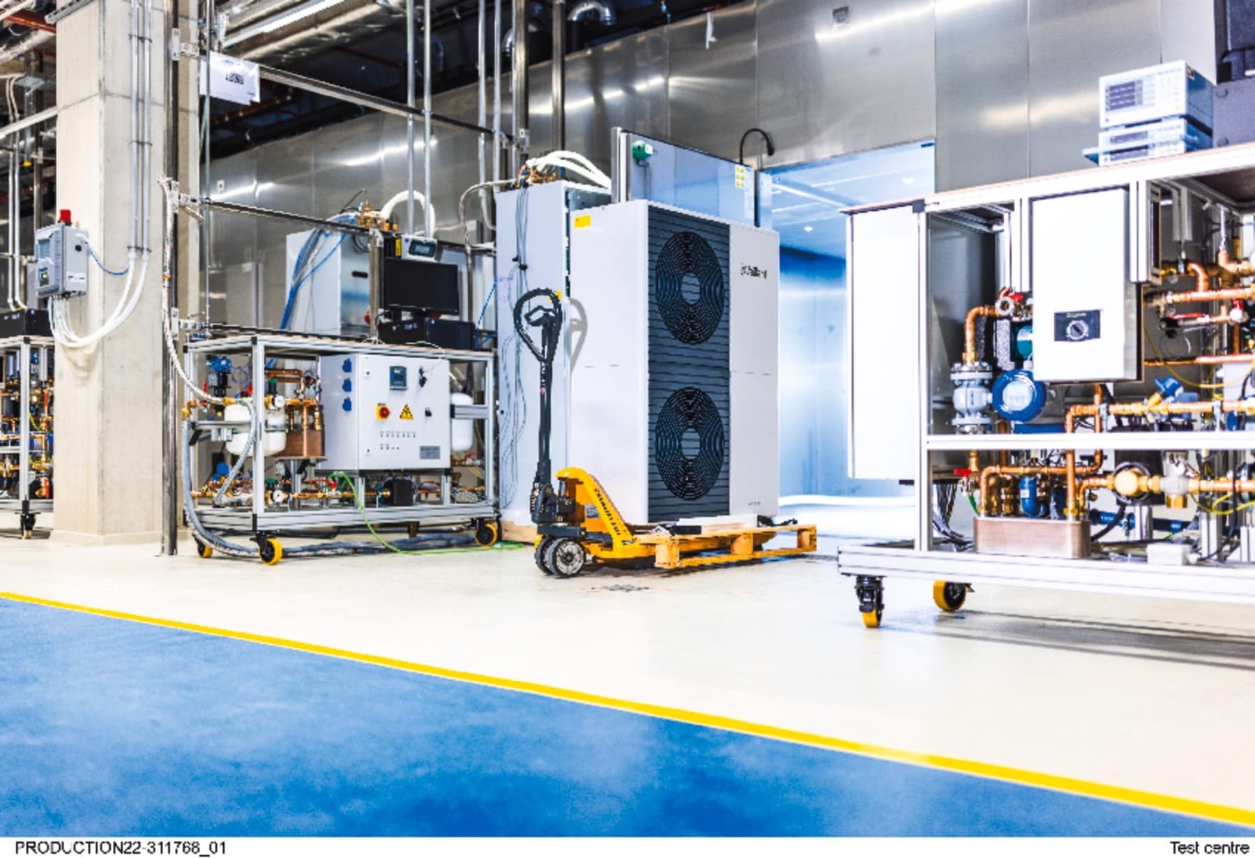 Bomba de calor Vaillant en la fábrica