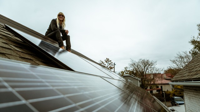 Instalación solar en una vivienda