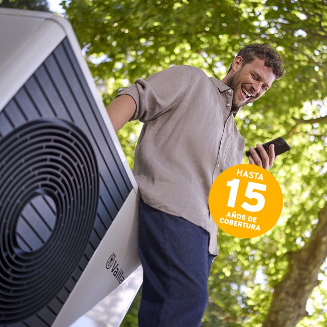 Tu nueva aerotermia con hasta 15 años de cobertura.