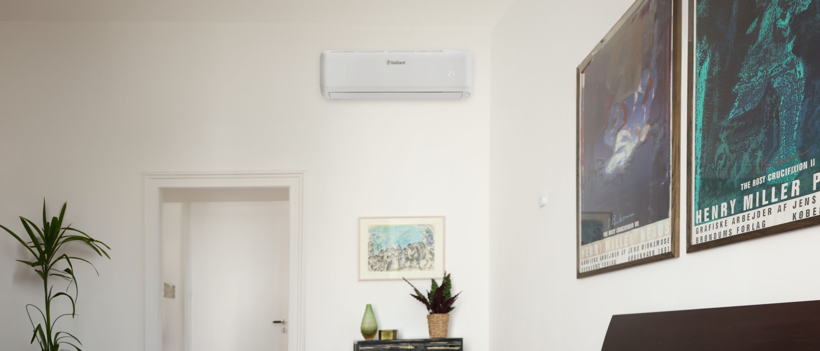 climaVAIR pro instalado en un dormitorio