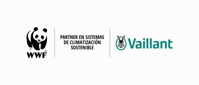 Logotipos de la colaboración entre Vaillant y WWF